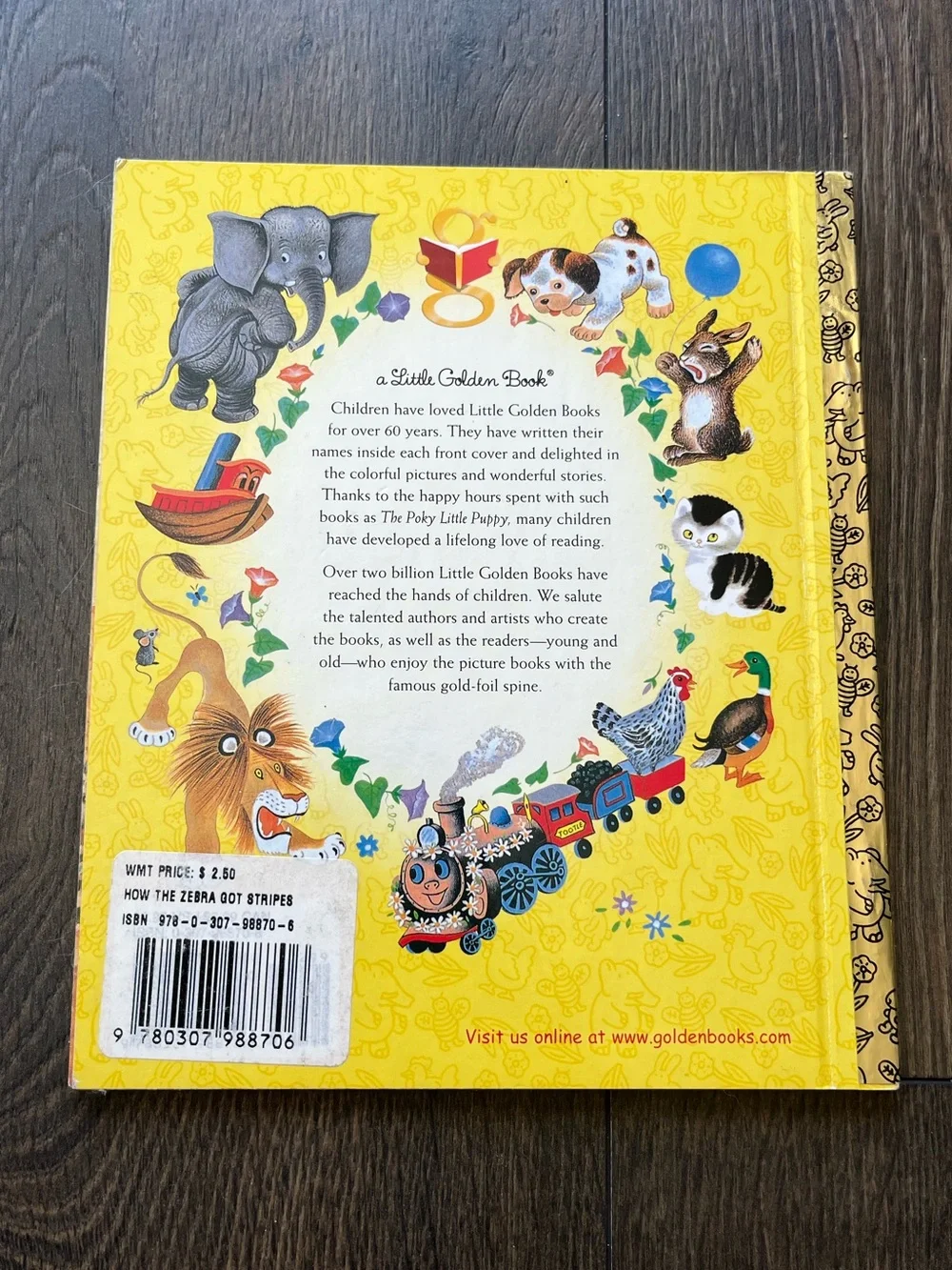 A Little Golden Book “How the Zebra Got Its Stripes” Children’s Book